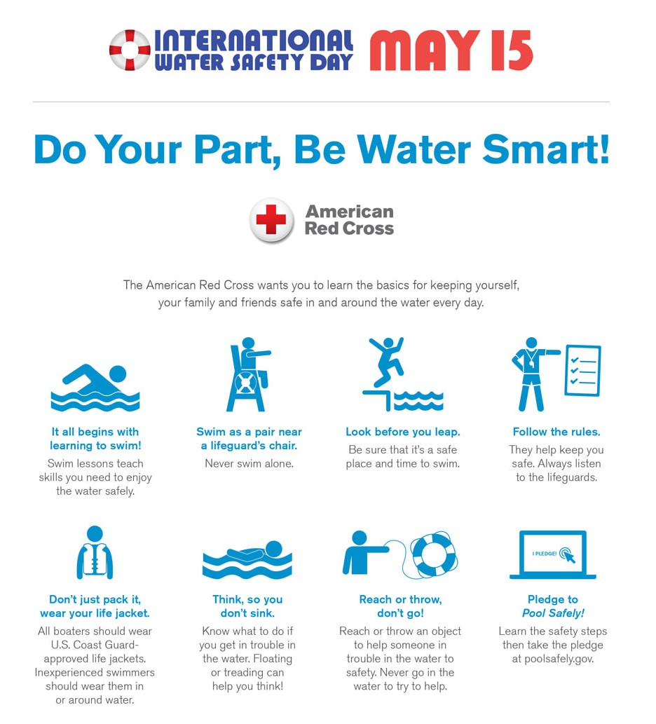 American Red Cross:  Families Urged to Get “Water Smart” Ahead of Summer Swim Season