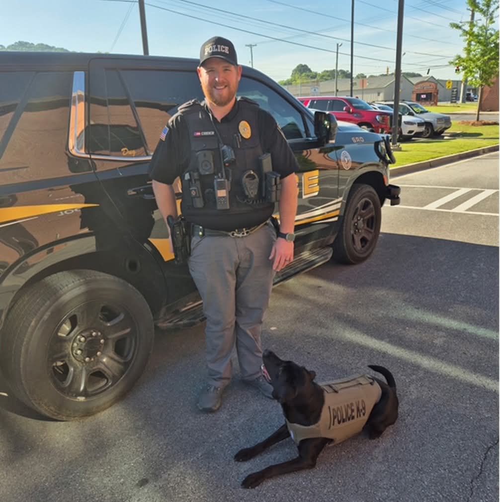 Calhoun Police Department’s K9 Dug has Received Donation of Body Armor