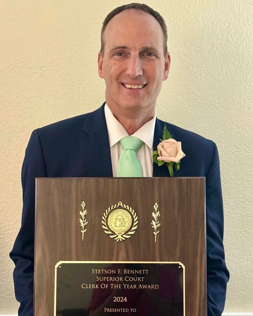 GORDON COUNTY SUPERIOR COURT CLERK WALRAVEN WINS 2024 GEORGIA CLERK OF THE YEAR AWARD
