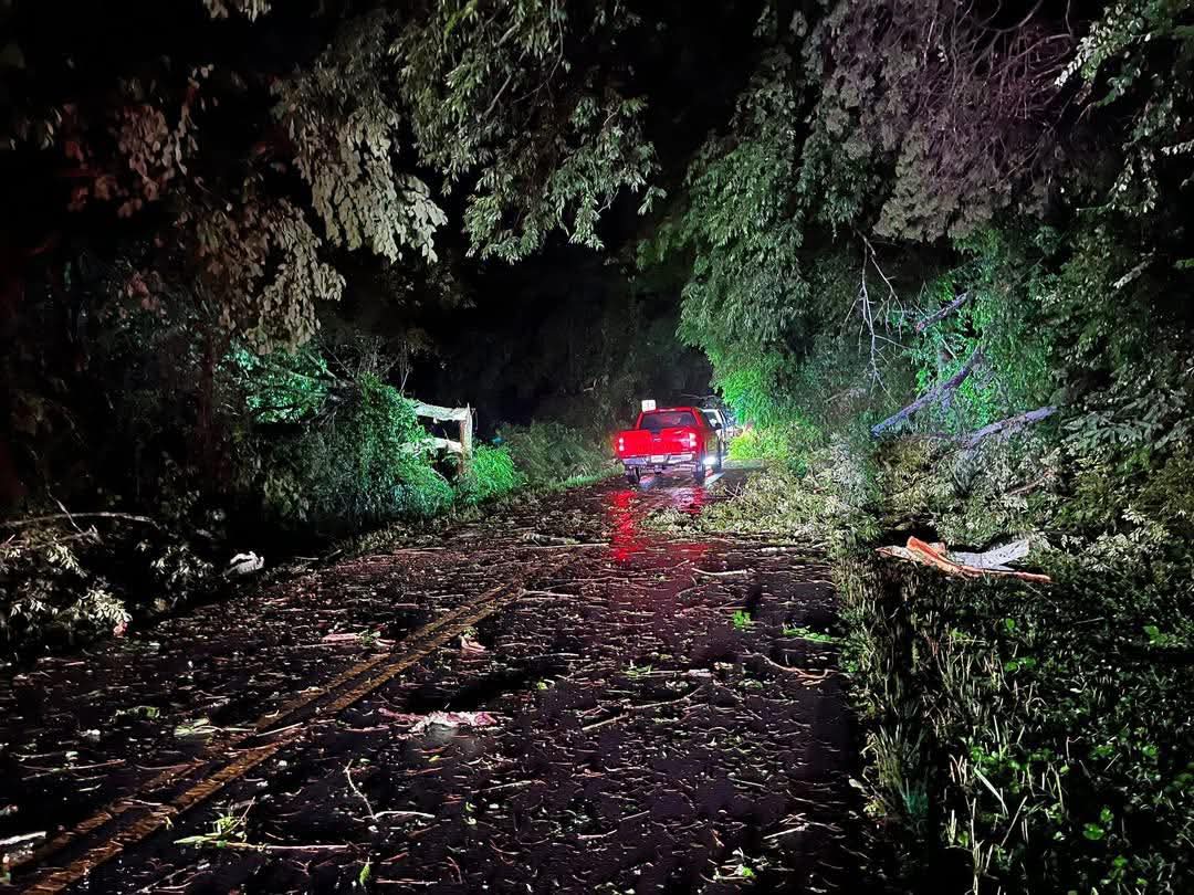 GCSO REPORTS STORM DAMAGE OVERNIGHT